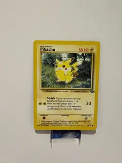 Pikachu 60/64 Jungle Set Vintage 1999 WOTC Pokemon TCG Card LP/MP - Image 1