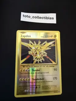 Pokemon Evolutions Zapdos Reverse Holo Rare #42/108 2016 TCG - Image 1