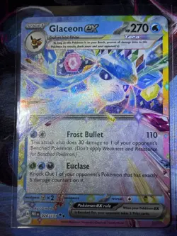 Pokemon TCG Glaceon EX 026/131 Sv: Prismatic Evolutions Double Rare Holo - Image 1