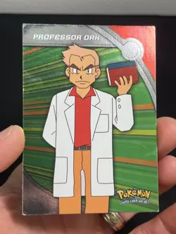 2000 Topps Pokemon TV #HV12 Professor Oak Holo Foil Animation Series 3 HP - Image 1