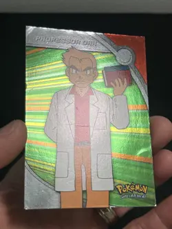 2000 Topps Pokemon TV #HV12 Professor Oak Holo Foil Animation Series 3 HP - Image 2