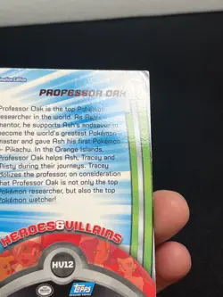 2000 Topps Pokemon TV #HV12 Professor Oak Holo Foil Animation Series 3 HP - Image 5