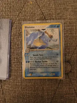 Pokemon Pop Series 3 Promo Blastoise 1/17 Non-Holo Rare Damage Condition - Image 1