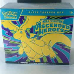 Pokemon TCG Mega Evolution Ascended Heroes Elite Trainer Box ETB Sealed In Box - Image 2