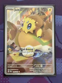 Pokemon TCG Joltik Paradox Rift Holo Card 196/182 Illustration Rare, Near Mint - Image 3