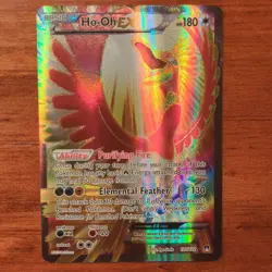 Pokemon Ho-Oh EX Full Art Ultra Rare Holo 121/122 Breakpoint - Image 1