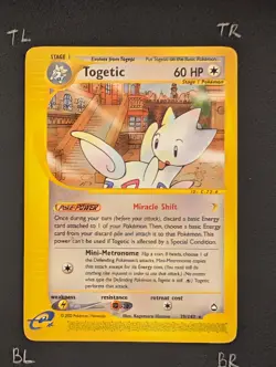 Pokemon TCG Togetic 39/147 Aquapolis vintage WOTC e-Reader Rare (NM!) - Image 3