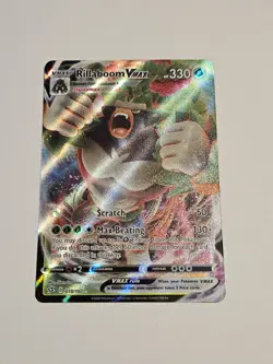 Rillaboom VMAX - 018/192 Ultra Rare Rebel Clash NM Pokemon TCG - Image 1