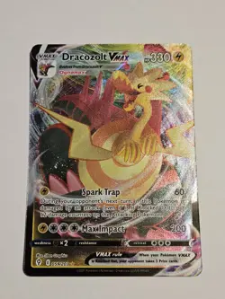 Pokemon TCG Dracozolt VMAX 059/203 SWSH07 Evolving Skies Holo Rare Near Mint - Image 1
