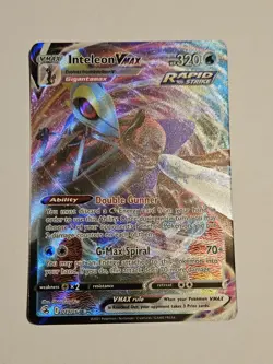 Inteleon VMAX 2021 Pokemon SWSH Fusion Strike Ultra Rare #079/264 - Image 1