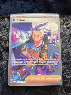 Pokemon Surging Sparks Drayton 244/191 Special Illustration Rare NM/M English - Image 2