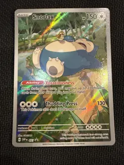 Pokemon Snorlax 051 from ETB 151 S&V/Sw&Sh NM Condition Promo Black Star ENG NM - Image 1