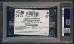 Pokemon Pikachu with Grey Felt hat Van Gogh 085 Graded Sealed Promo PSA 10 - Image 2