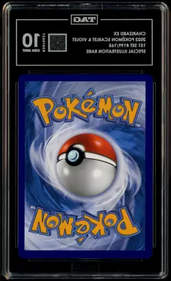 Charizard ex SIR 199/165 Pokemon Scarlet & Violet 151 TAG 10 GEM MINT - Image 3
