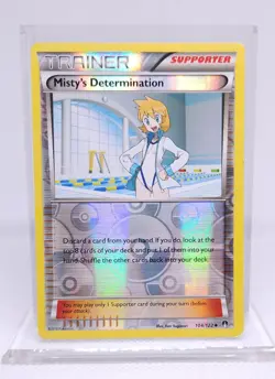 Pokemon Misty's Determination 104/122 Reverse Holo XY Breakpoint 2016 - Image 1