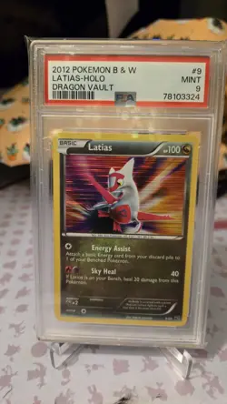 Pokemon PSA 9 - LATIAS HOLO Black & White - DRAGON VAULT 9/20 - Image 1