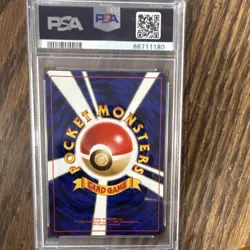 Pokemon TCG 1997 Japanese Jungle Venomoth Holo Rare #49 PSA 9 - Image 2