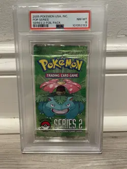 Pokemon POP Series 2 Booster Pack Foil Venusaur PSA 8 2005 101052153 - Image 1