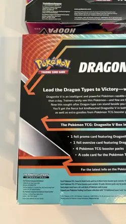 Pokemon Dragonite V & Hoopa V Collection Boxes - New Factory Sealed - Image 4