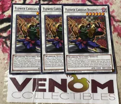 3x (VLP) - Flower Cardian Boardefly - INOV-EN043 - Rare - 1st Edition YuGiOh - Image 1