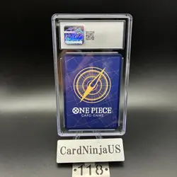 CGC 8.5 Brook OP01-022 UC 25th Edition Parallel ONE PIECE Card Game Japanese 118 - Image 2