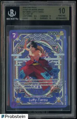 2025 One Piece OP11 Special Alternate Art #005 Monkey D Lufy BGS 10 PRISTINE - Image 1