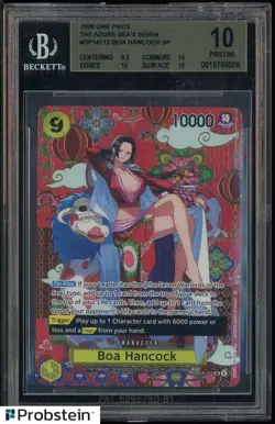 One Piece TCG Boa Hancock SP OP14-112 BGS 10 - Image 1