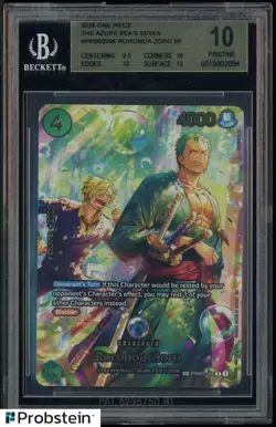 One Piece TCG Roronoa Zoro SP PRB02-006 BGS 10 - Image 1