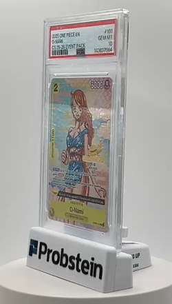 2025 One Piece EN O-Nami #101 Championship 25-26 Event Pack PSA 10 GEM MINT - Image 2