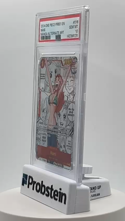 2024 One Piece PRB01 EN Manga Alternate Art #016 Nami PSA 10 GEM MINT - Image 2