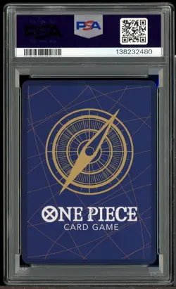 2024 One Piece EN Convention Exclusive Foil #043 Monkey D. Luffy PSA 10 GEM MINT - Image 2
