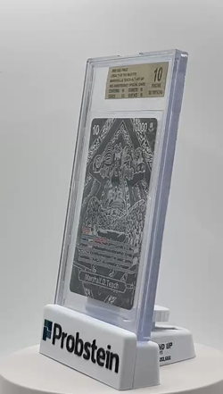 2025 One Piece OP12 English 3rd Anniversary Silver #093 Marshall D. Teach BGS 10 - Image 2