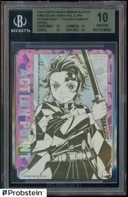 2024 Union Arena Ex/KMY JPN Limited AP01 Action Point Tanjiro Serial BGS 10 - Image 1