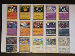 2024-2025 Pokemon McDonalds Dragon Discovery TCG 15 Cards Complete Full Set - Image 1