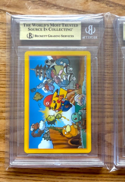 BGS 10 Mario Pikachu Playing Cards Pokemon Center 2016 Jack Queen King PSA - Image 4