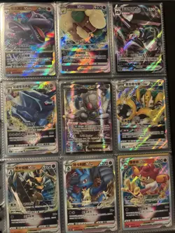 Pokemon Card Collection Lot Binder 108 Cards, XY Full Art, Ex, Vmax, Vstar, Holo - Image 1