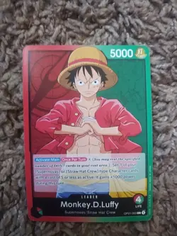One Piece Card Game Monkey D. Luffy Leader Op01-003 Demo Deck - Image 1