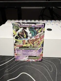 M Gallade EX 35/108 2015 XY Roaring Skies Pokemon Card Ultra Rare Holo - Image 1