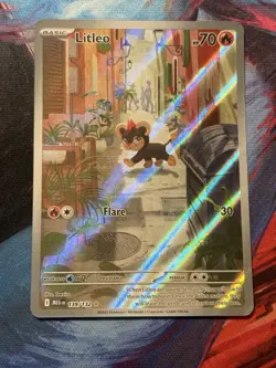 Litleo 139/132 Pokemon Mega Evolution Illustration Rare Card Near Mint (NM) 1 - Image 1