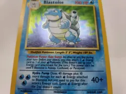 Blastoise 2/102 Base Set Holo Rare Pokemon Card LP BUF - Image 4