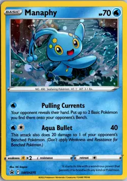 Manaphy Promo SWSH: Sword & Shield Promo Cards SWSH275 NM Pokemon - Image 1