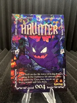 Haunter #4 - Cracked Ice Holo - Prisma Trick or Treat Cards - Pokemon - Image 1