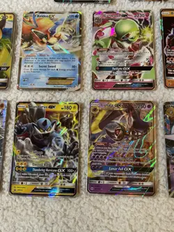Pokemon Card TCG Lot Of 12 Gx/Ex Buzzwole Mewtwo Lunala Hoopa And More - Image 3