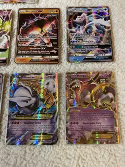 Pokemon Card TCG Lot Of 12 Gx/Ex Buzzwole Mewtwo Lunala Hoopa And More - Image 4