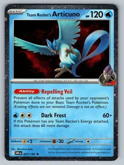Team Rocket's Articuno - 051-182 (Cosmos Holo) Promo Miscellaneous Cards & Produ - Image 1