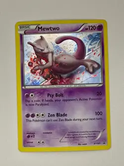 Mewtwo XY101 Black Star Promo Holo XY Pokemon TCG Card NM - Image 1
