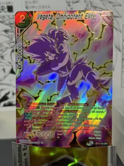 Vegeta Omnipotent Elite BT15-143 SPR Foil Dragon Ball Super Card Game | NM - Image 1