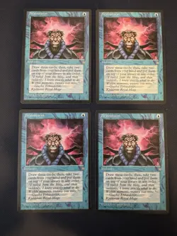 MTG - Magic The Gathering - Brainstorm X 4 - ￼ Ice Age - NP/NM! - Image 1