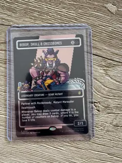 Bebop, Skull & Crossbones (Borderless) (Surge Foil): MTG TMNT - Image 1