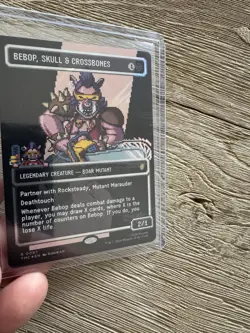 Bebop, Skull & Crossbones (Borderless) (Surge Foil): MTG TMNT - Image 2